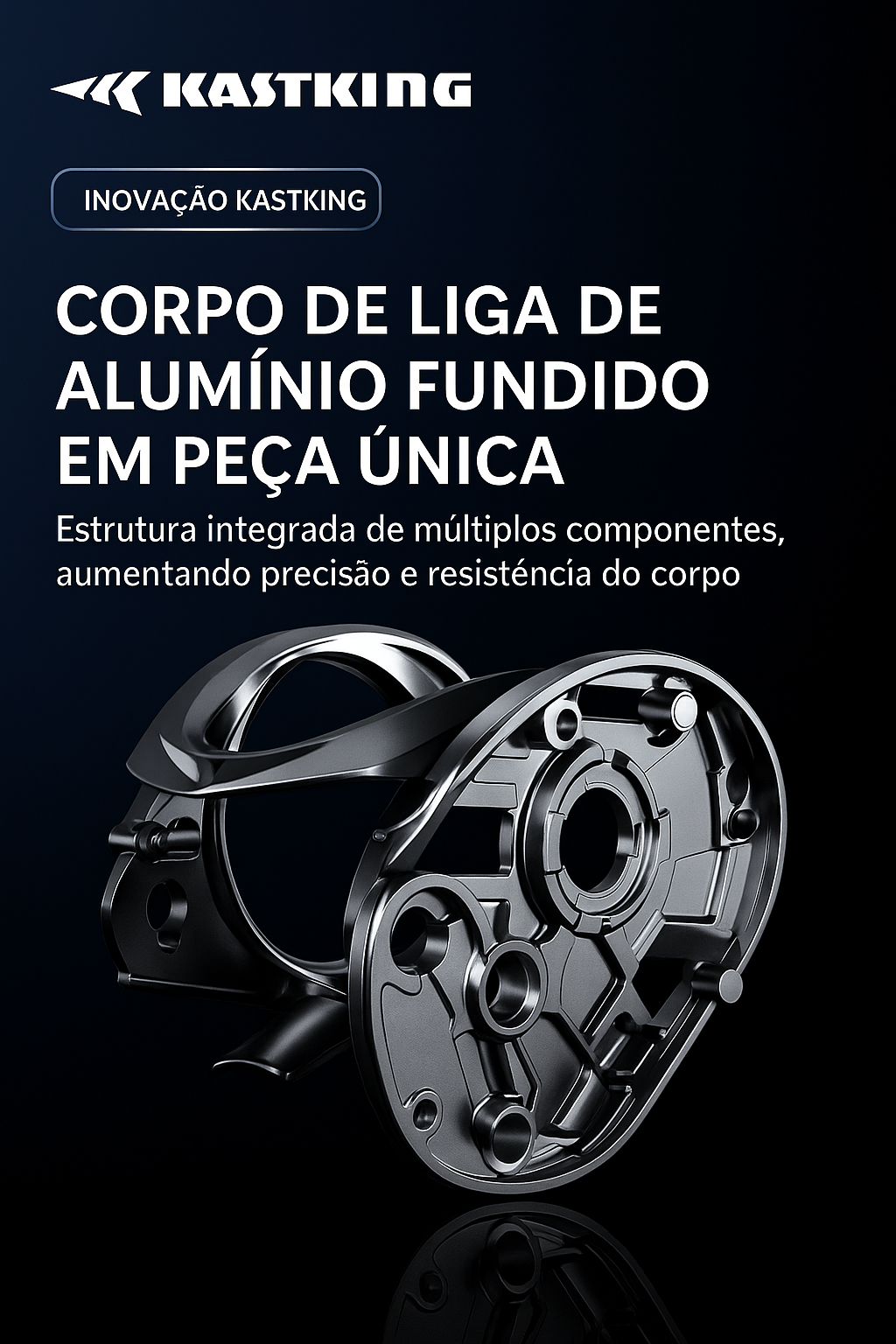 Carretilha Kastking Sharky Ultra Drive - Drag 7kg - 7.2:1