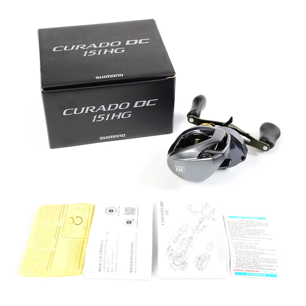 Carretilha Shimano Curado DC 150/151 - Drag 5 kg - 8.5:1
