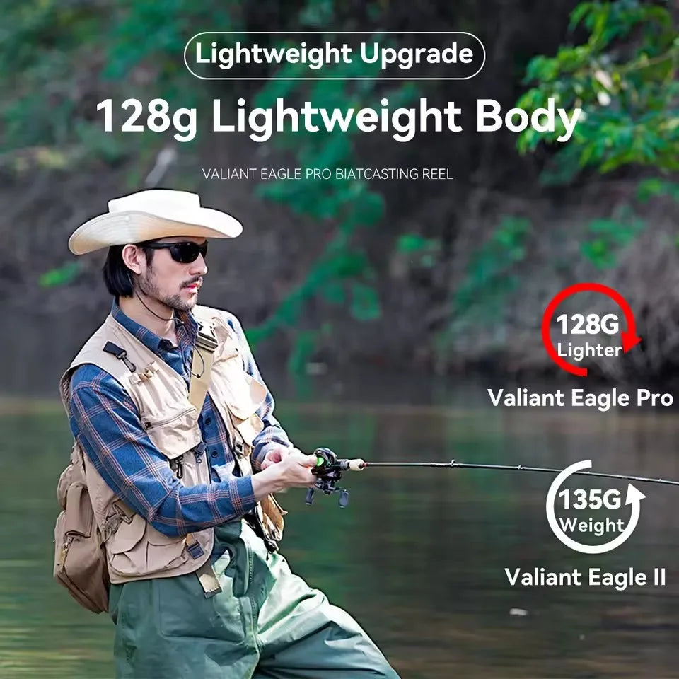 Carretilha Kastking Valiant Eagle Pro - Drag 6kg - 8.4:1