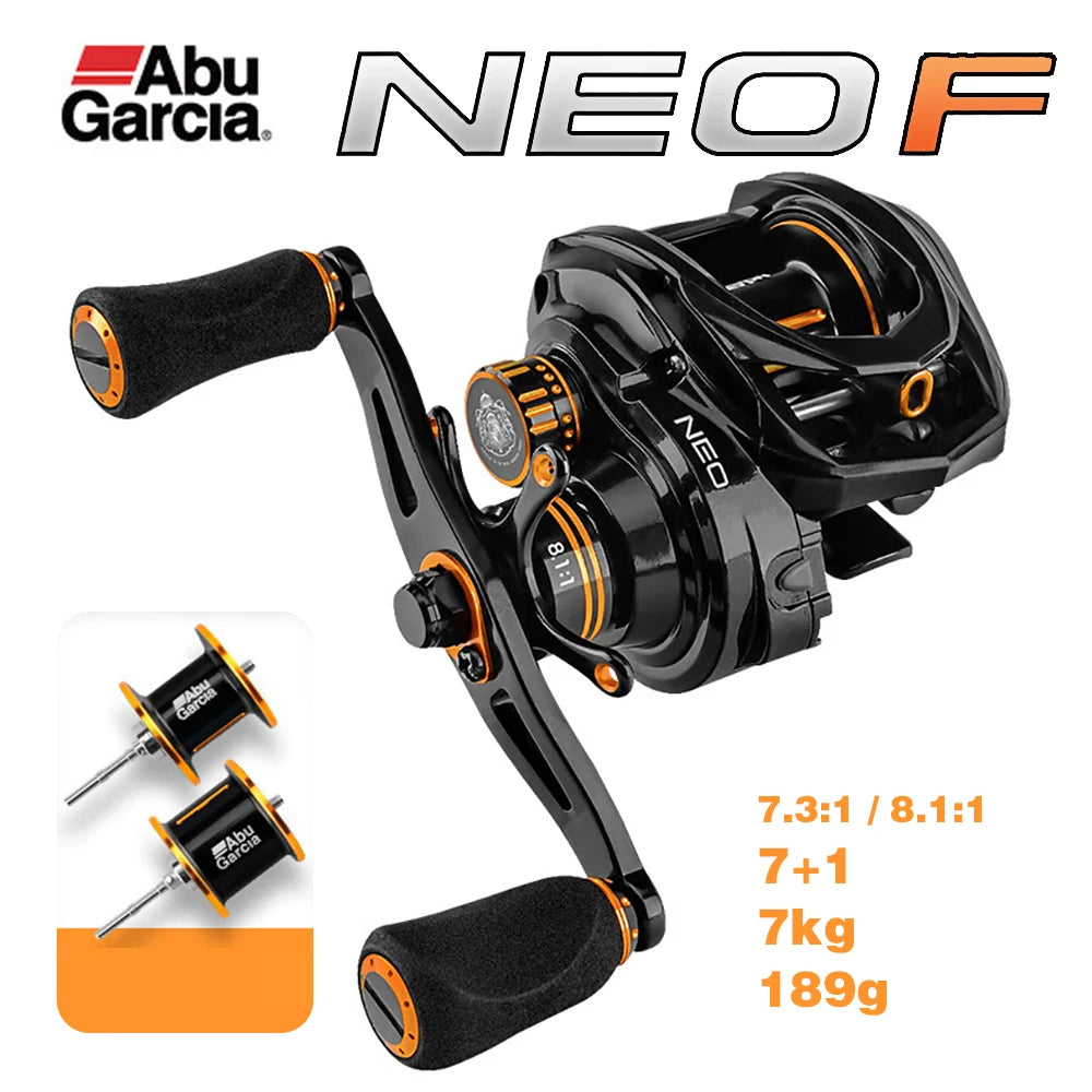 Carretilha Abu Garcia Revo Neo F8 - Drag 8,2kg - 8.1:1