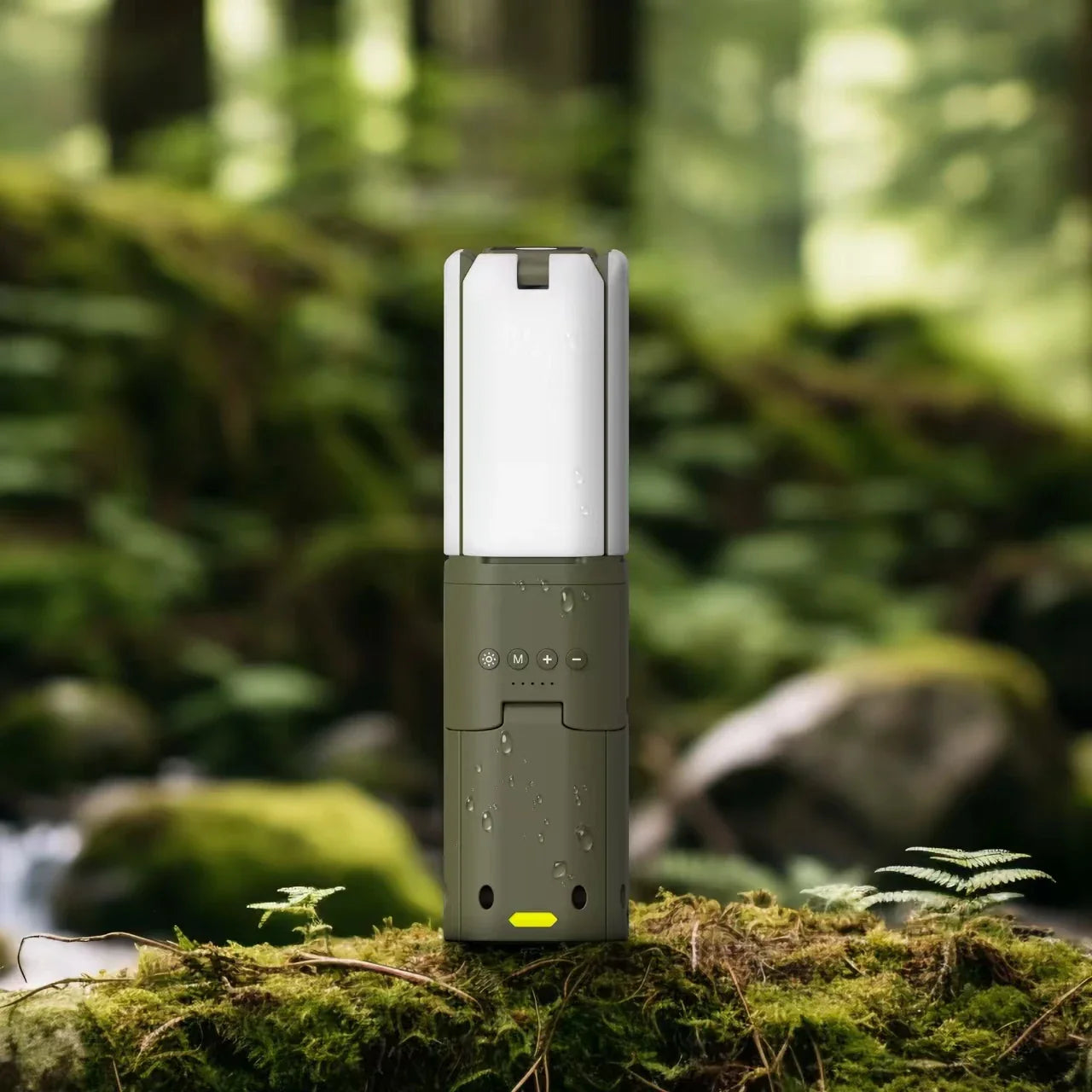 Lanterna de acampamento telescópica recarregável