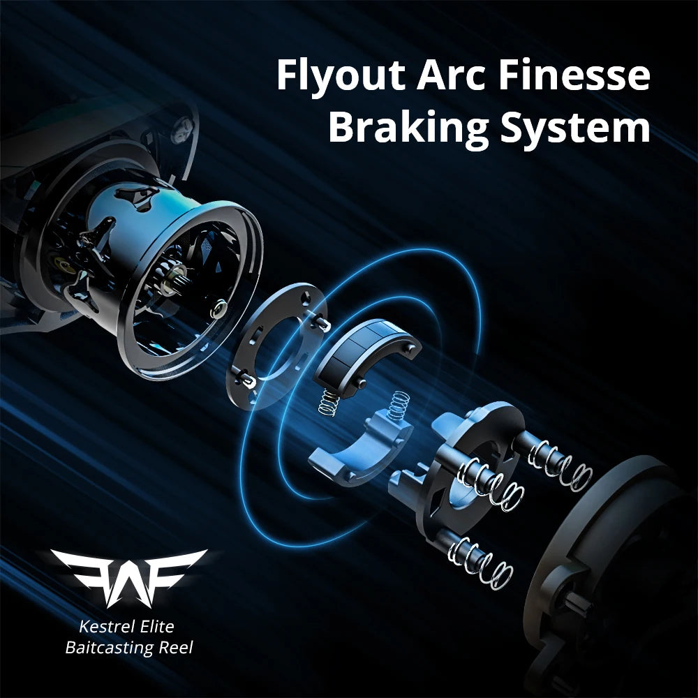 Carretilha Kastking Kestrel Elite, Drag 6 KG - 11+1 - 8.4:1