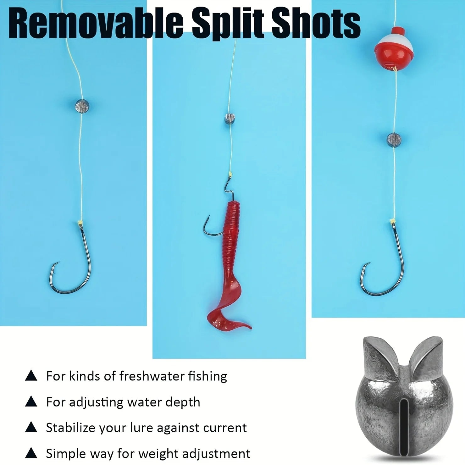 Kit 120 Peças Chumbadas - 5 Tamanhos