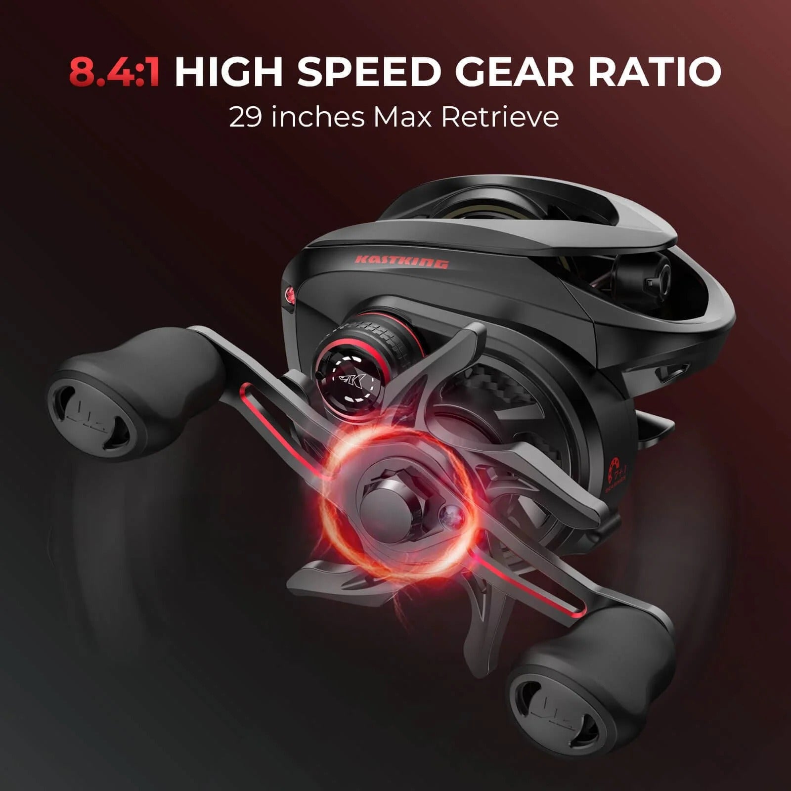 Carretilha Kastking Black Valiant Eagle II - 5KG - 8.4:1