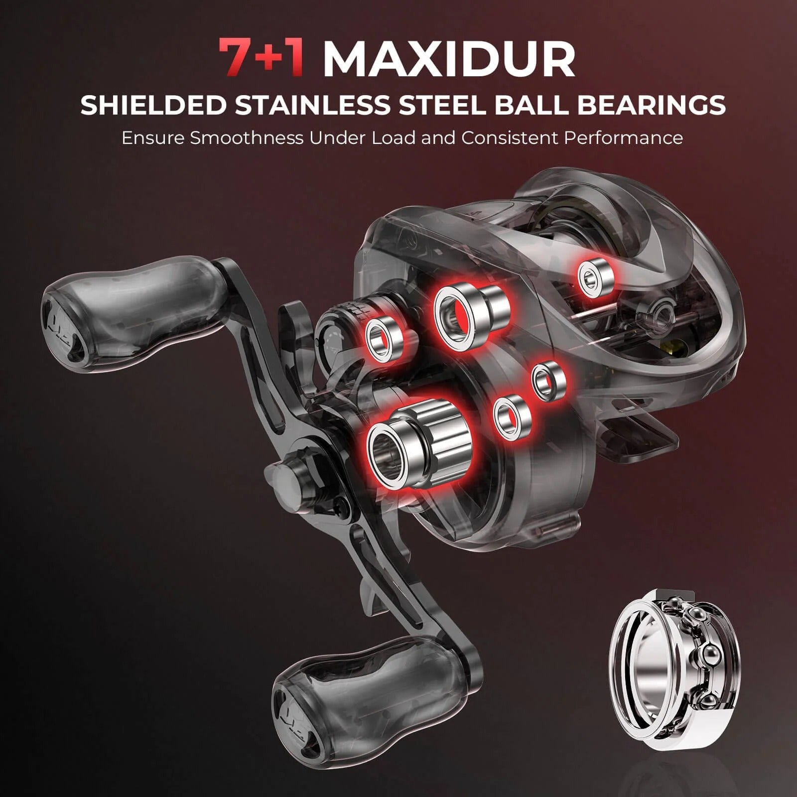 Carretilha Kastking Black Valiant Eagle II - 5KG - 8.4:1