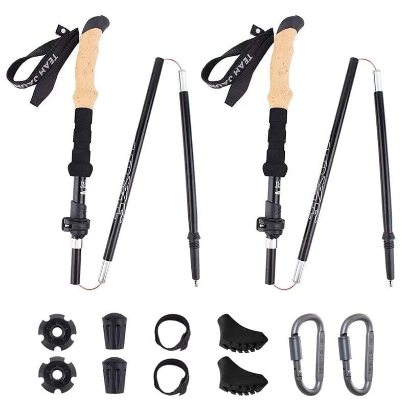 Kit 2 Bastões de Trekking Ergonômicos Ultraleves - Nordic