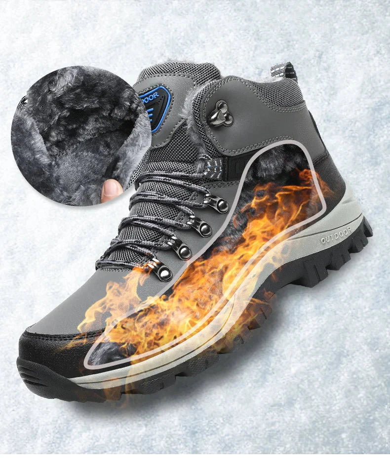 Botas Outdoor de Inverno Impermeável - Snow