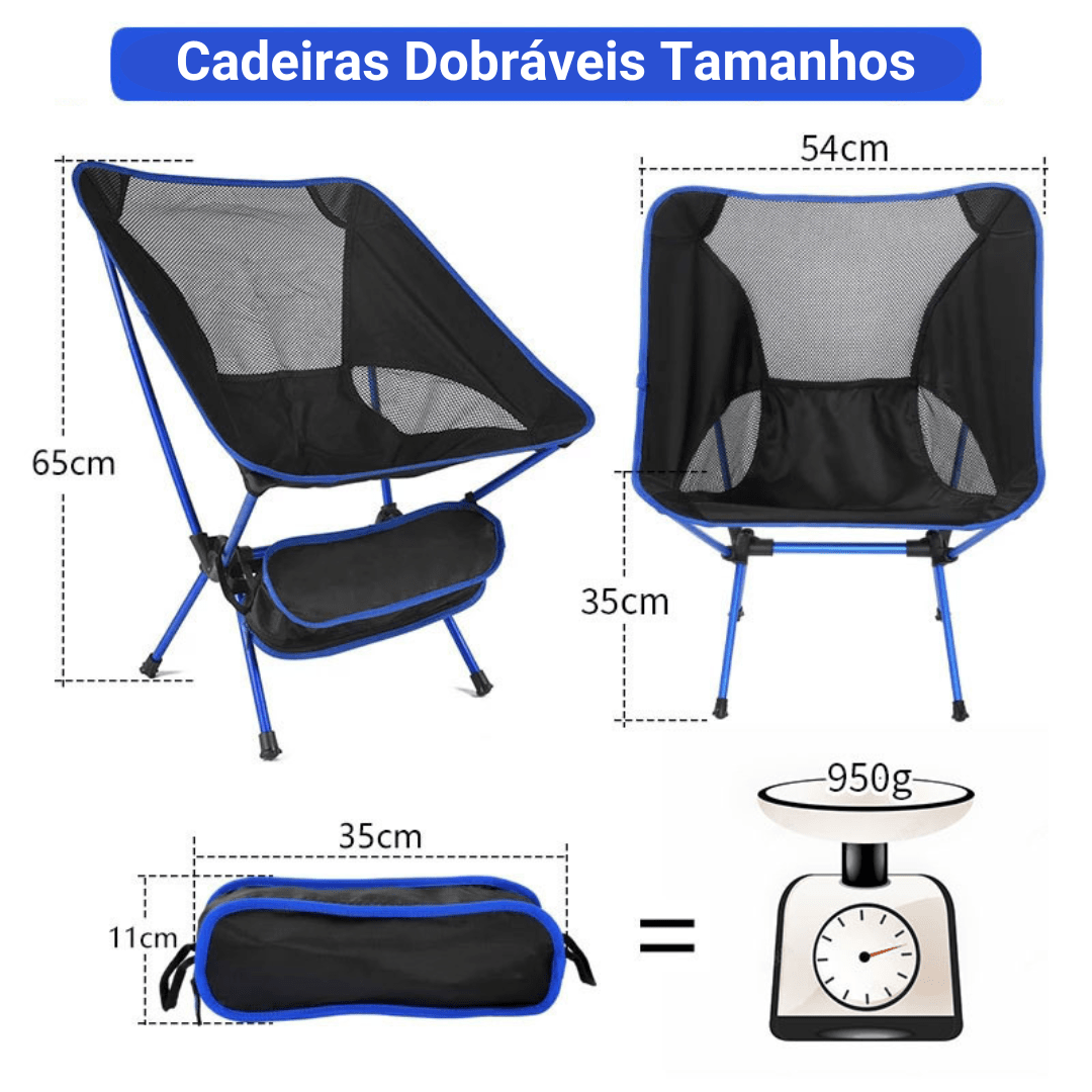 Cadeira Ultraleve Portátil - Folding