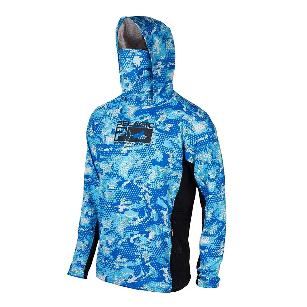 Camisa de Pesca Respirável Térmica Anti UV - Pelagic