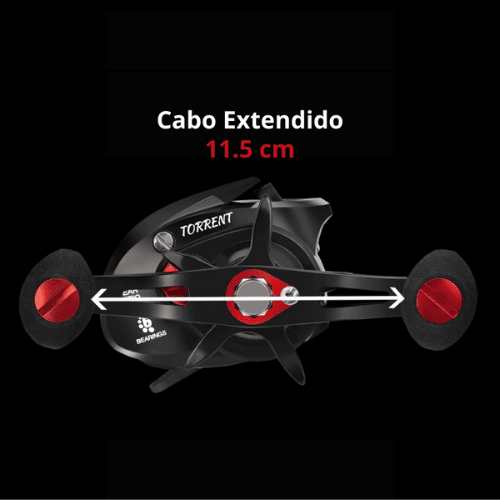 Carretilha Piscifun Torrent - 8.1 KG - 7.1:1