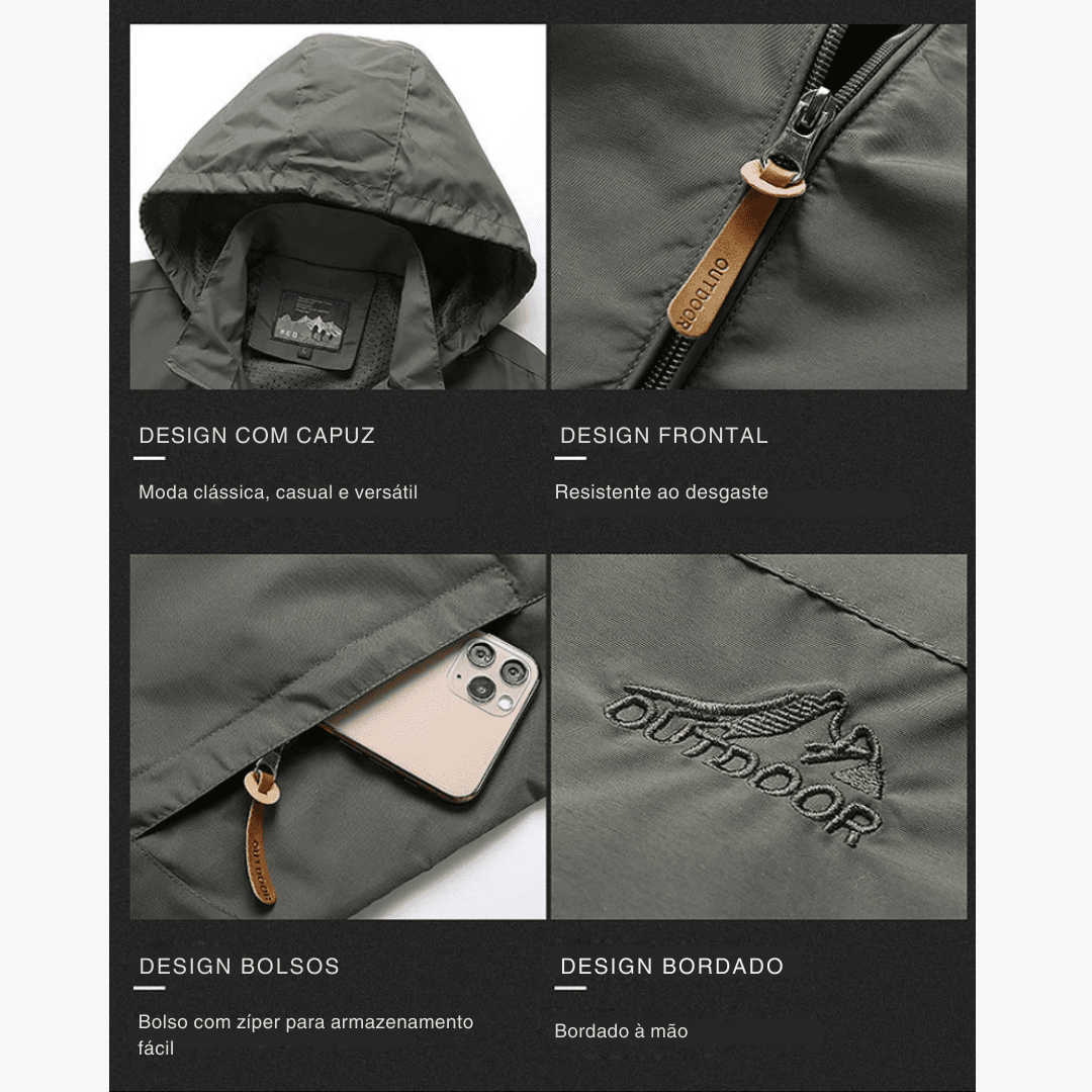 Jaqueta Military Outdoor Tático Impermeável