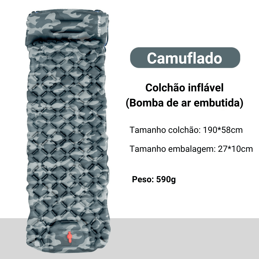 Colchão Inflável Embutido Ultraleve - Westtone