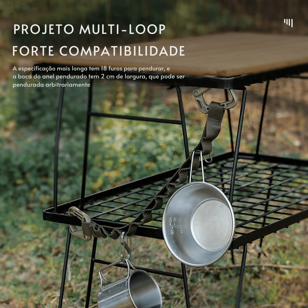 Cordão Varal de Camping ao ar livre - Hook