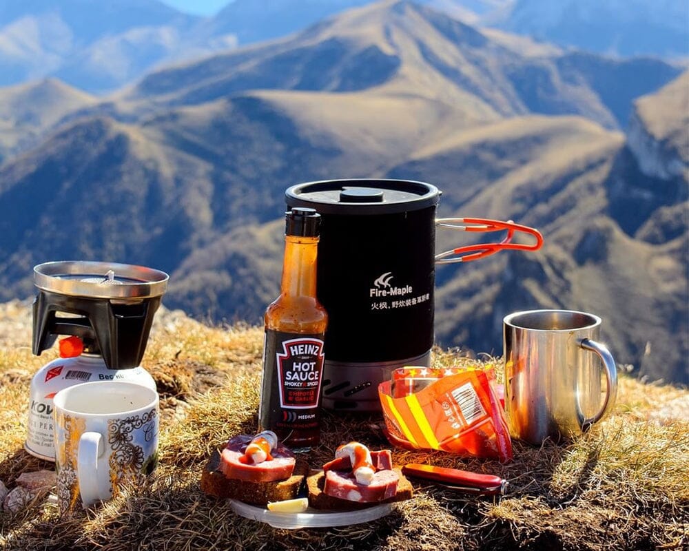 Kit Fogareiro + Potes de Acampamento - FireMaple