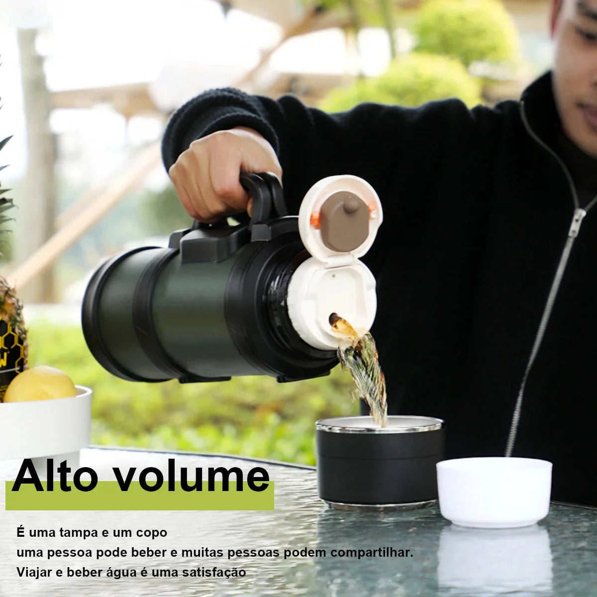 Garrafa térmica de aço inoxidável isolada a vácuo outdoor - Modus