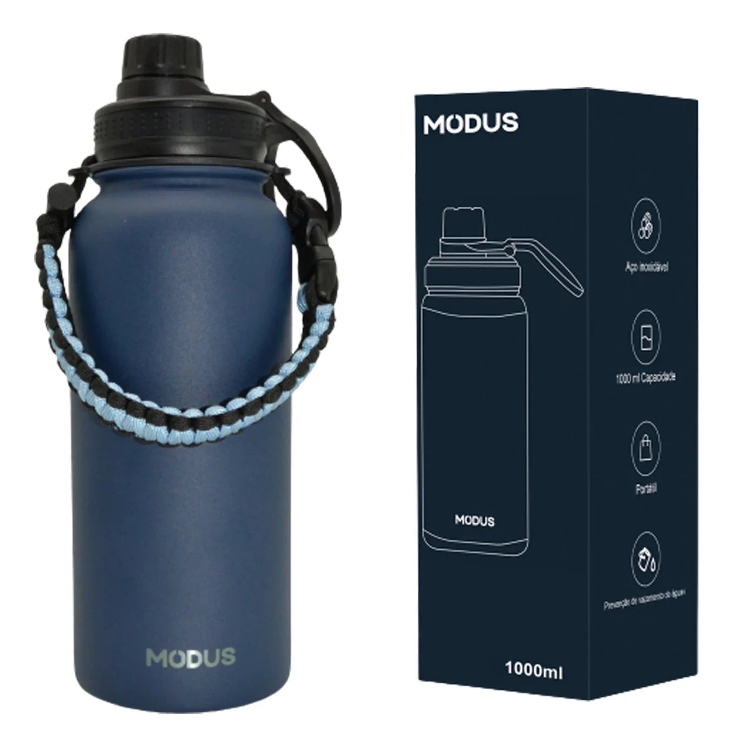 Garrafa térmica de aço inoxidável isolante - Modus