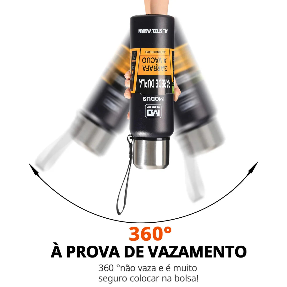Garrafa térmica portátil de aço inoxidável outdoor - Modus