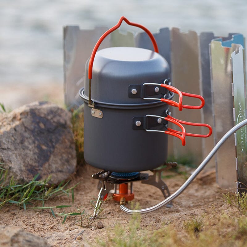 Kit Panelas de Acampamento 4 em 1 - PotSet