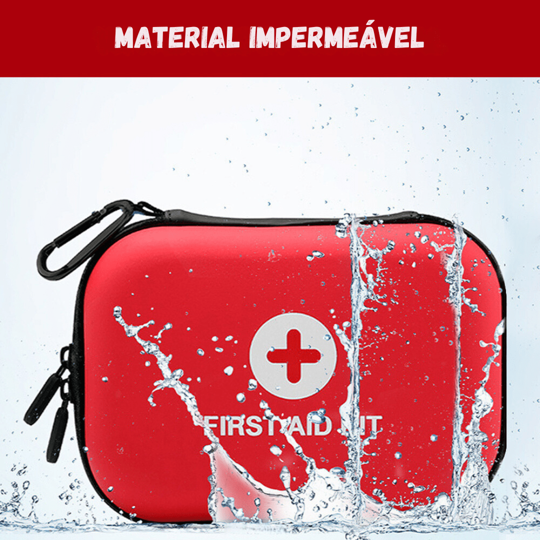 Kit Portátil de Primeiros Socorros Médicos Outdoor 91pçs - Survival
