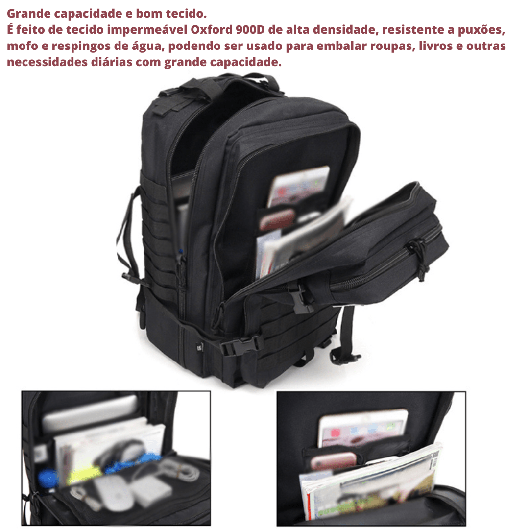 Mochila Tática Militar 50L - Elite