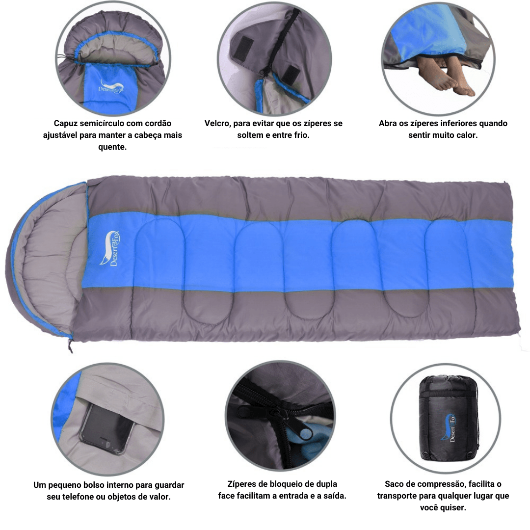 Saco de Dormir 4 Estações - Desert