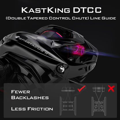 Carretilha Kastking Spartacus II - Drag 8 kg - 7.2:1