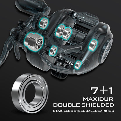 Carretilha Kastking Spartacus II - Drag 8 kg - 7.2:1