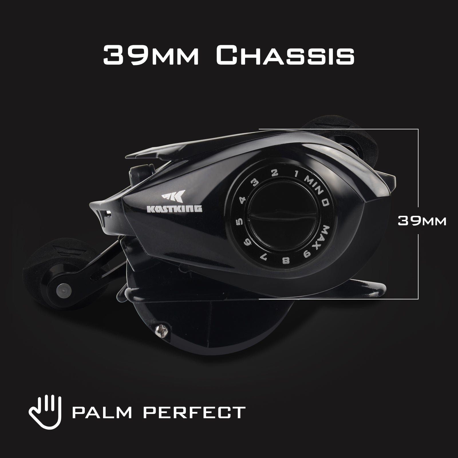 Carretilha Kastking Spartacus II - Drag 8 kg - 7.2:1