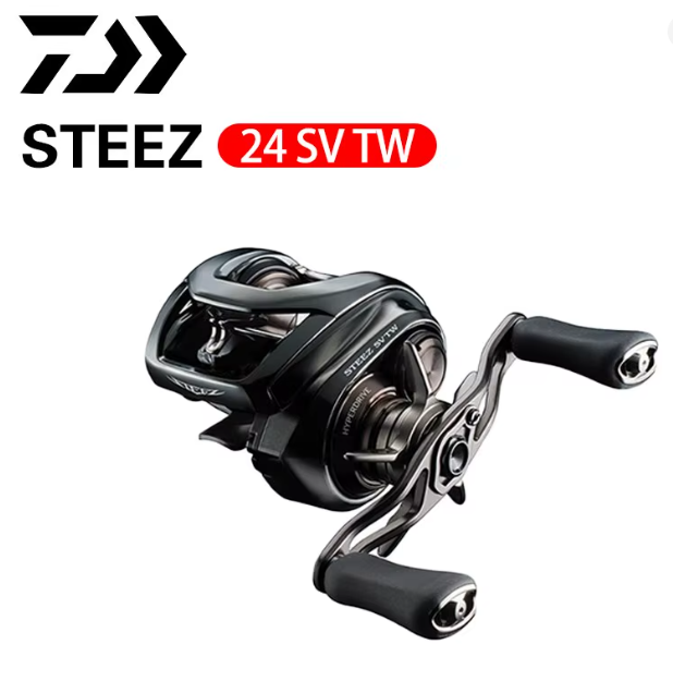 Carretilha Daiwa 24 Steez SV TW - Drag 8kg - 7.9:1