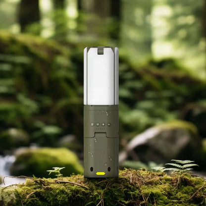 Lanterna de acampamento telescópica recarregável