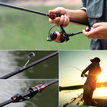 Vara de Pesca Sougayilang 2.1m Carbono Ultraleve 4 Seções
