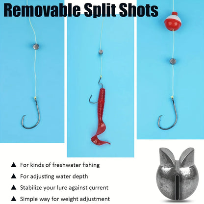 Kit 120 Peças Chumbadas - 5 Tamanhos