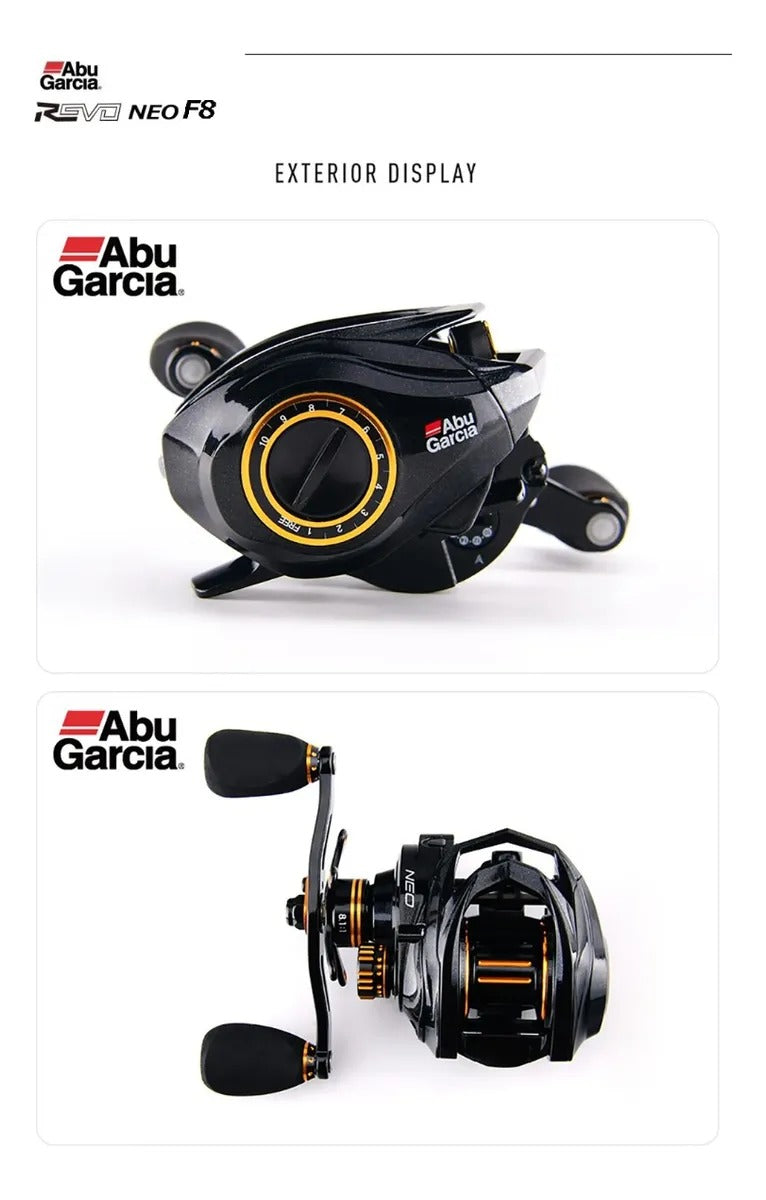 Carretilha Abu Garcia Revo Neo F8 - Drag 8,2kg - 8.1:1