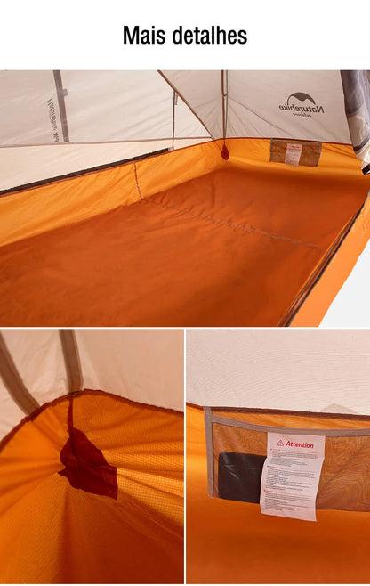 Barraca 20D Nylon 2 Pessoas Ultraleve À Prova D'Água - Naturehike