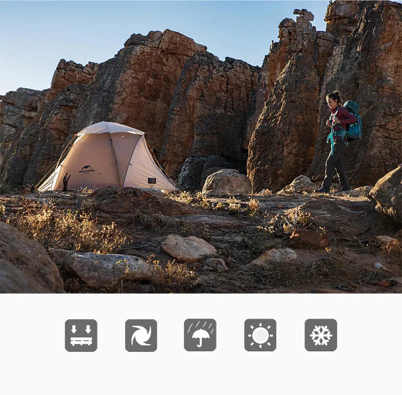 Barraca 20D Nylon 2 Pessoas Ultraleve À Prova D'Água - Naturehike