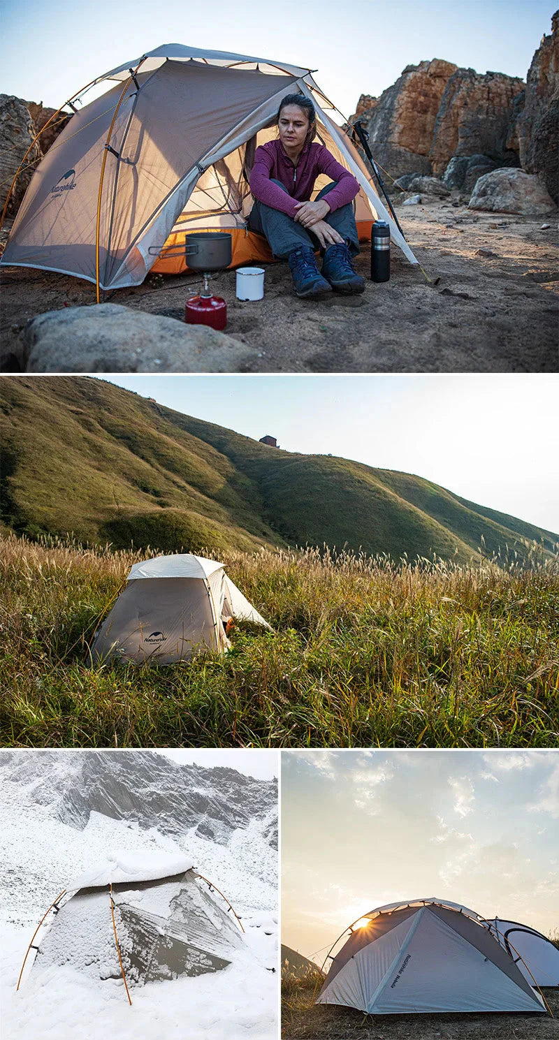 Barraca 20D Nylon 2 Pessoas Ultraleve À Prova D'Água - Naturehike