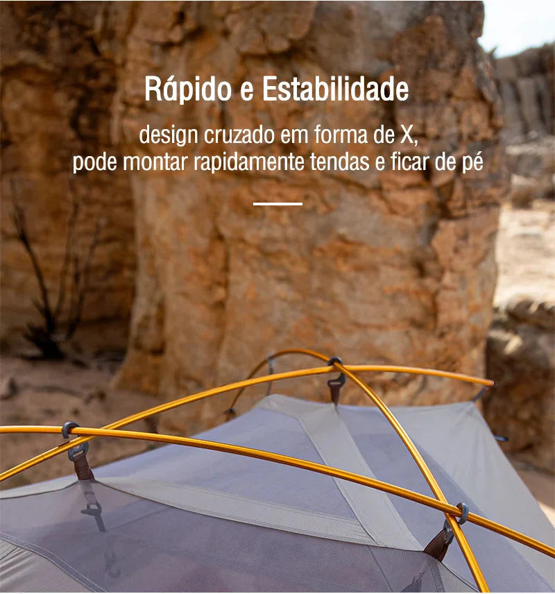 Barraca 20D Nylon 2 Pessoas Ultraleve À Prova D'Água - Naturehike