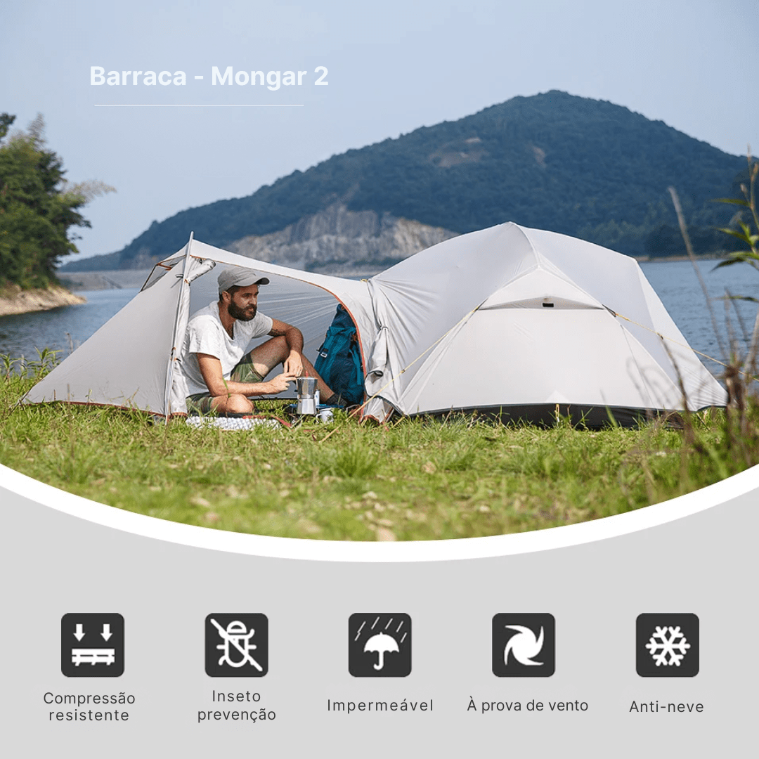 Barraca ultraleve 3 estações à prova d'água - Mongar