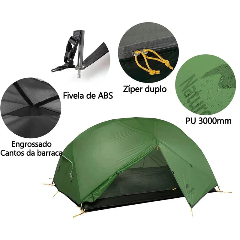 Barraca ultraleve 3 estações à prova d'água - Mongar