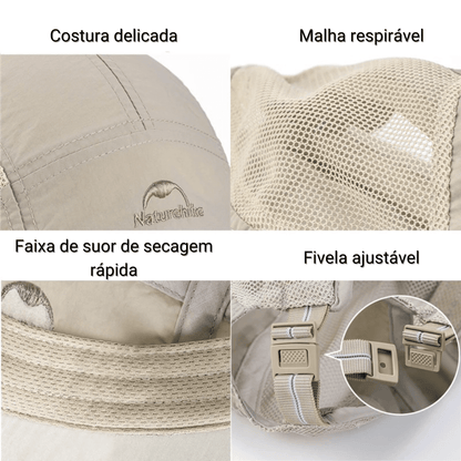 Boné Respirável Quick dry UPF 50+ - Naturehike
