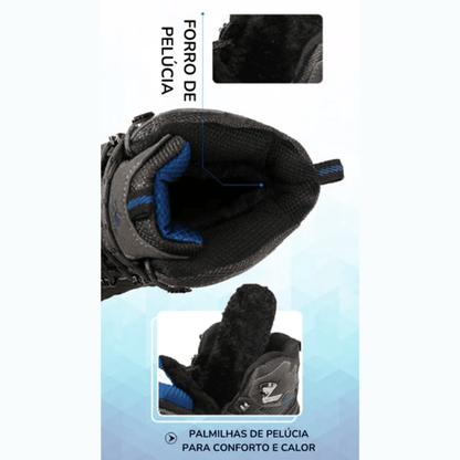 Bota Tática de Camurça Pelúcida - Hikeup