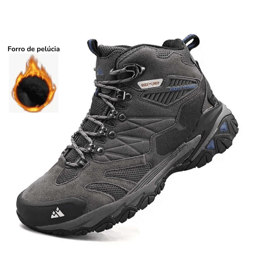 Bota Tática de Camurça Pelúcida - Hikeup