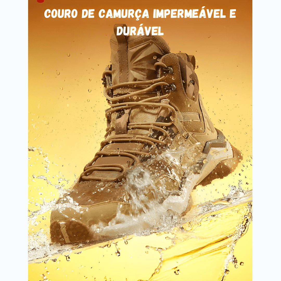 Botas de Trekking Couro Impermeável - Adventure