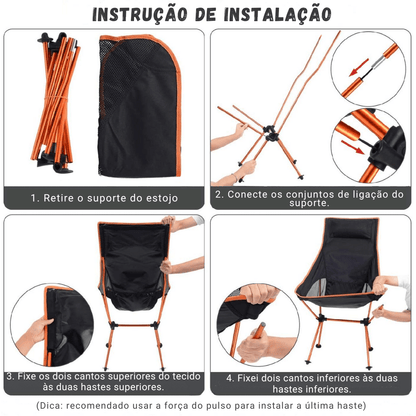 Cadeira Ultraleve Portátil - Folding Plus