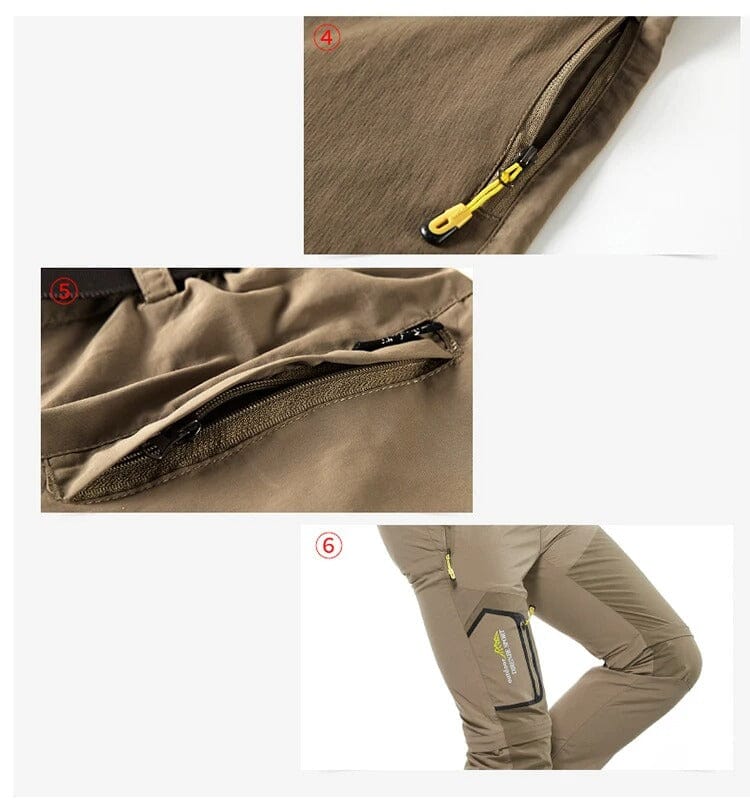 Calça Bermuda Cargo Outdoor Destacável - Trvlwego