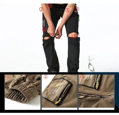 Calça Bermuda Cargo Outdoor Destacável - Trvlwego