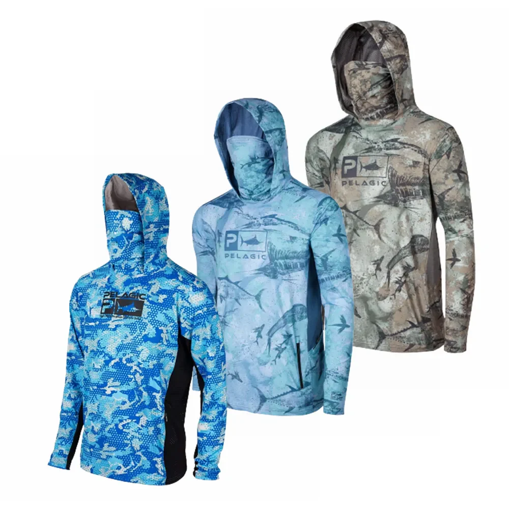 Camisa de Pesca Respirável Térmica Anti UV - Pelagic