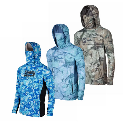 Camisa de Pesca Respirável Térmica Anti UV - Pelagic