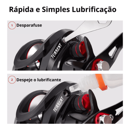 Carretilha Piscifun Torrent - 8.1 KG - 7.1:1