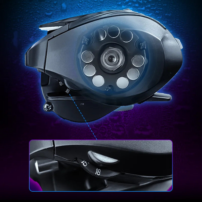 Carretilha SeaSir Cast-X 7.3:1 Drag 8kg Carretel Duplo Aluminio